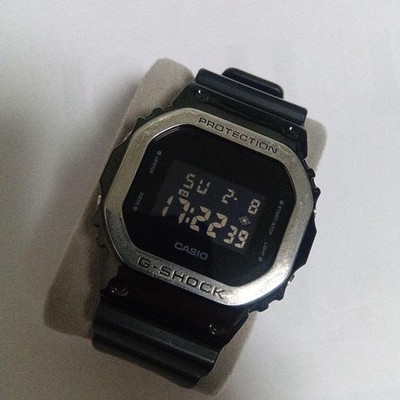 G-SHOCK GM-5600B Black Metal Case Waterproof Digital Watch