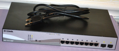 D-Link DGS-1210-10MP Gigabit Smart Managed PoE Switch Rackmount 10 Port -- Great