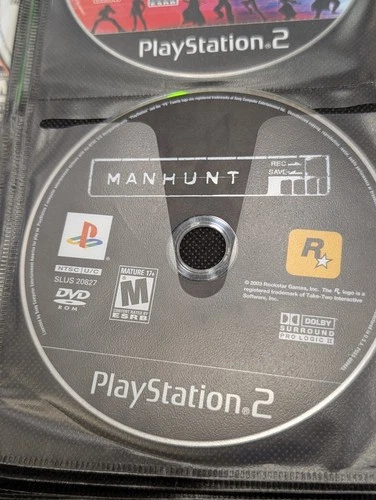 Manhunt For PS2  PlayStation 2 Disc Tested Working
