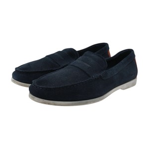 Lacoste Navire Penny Loafers Shoes Mens UK 8 Navy Blue Suede  display picture 3