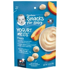Snacks for Baby, Yogurt Melts®, 8+ Months, Peach, 1 oz (28 g)