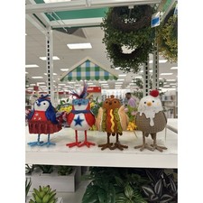 Target Sun Squad Summer July 4th Birds Set Of 4 HERO CHERRY FRANKY SPRINKLES NEW
