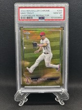 2022 Ben Baller Chrome Mike Trout Chartreuse Refractor /15 PSA 10 #200