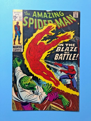 THE AMAZING SPIDER-MAN #77 1969  MARVEL COMICS SILVER AGE VG