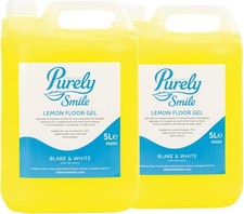Blake & White Purely Smile Lemon Floor Gel 5L - Powerful Floor Cleaner Liquid f 6.38 per litre