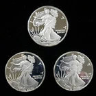 Lot of 3 Walking Liberty Tribute Silver Rounds – 2 oz .999 Fine Silver