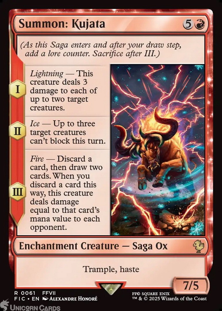 Summon: Kujata : Mint MTG Card : Final Fantasy Commander Decks
