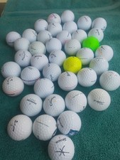 40 Mixed Golf Balls Used Titleist Callaway Srixon Nike Wilson Grade A/B Free P&P