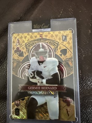 Wild Card 5 Card 1/1 Ty Simpson Germie Bernard Back To Back Gold RARE ACE