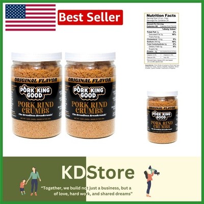 Pork Rind Breadcrumbs 2-Pack   Zero Carb, Keto & Paleo Friendly