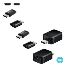 Samsung OEM Micro USB to USB C Adapter 4 Pack OTG USB C Adapter 2 Pack Black