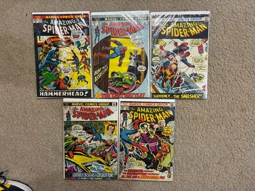 Amazing Spider-man Marvel Bronze Age Lot of 5Issue #114 115 116 117 118 VG to FN