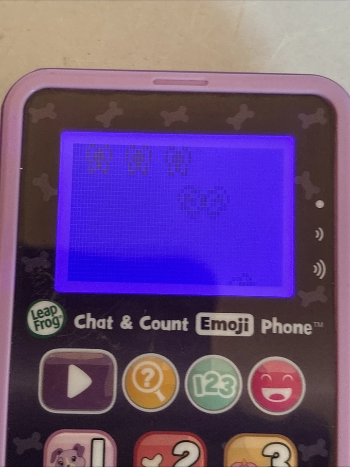 LeapFrog Chat And Count Emoji Phone Purple *Tested and in working condition - Image 3 of 4