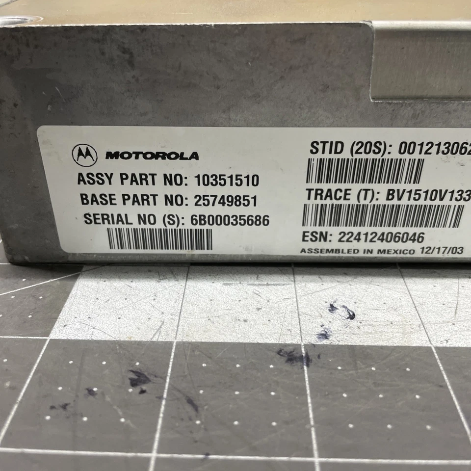 Monte Carlo Saturn Vue Onstar Communication Control Module Unit 10351510 - Image 3 of 4