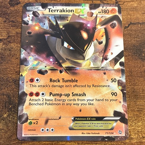 Terrakion EX 71/124 Dragons Exalted Holo