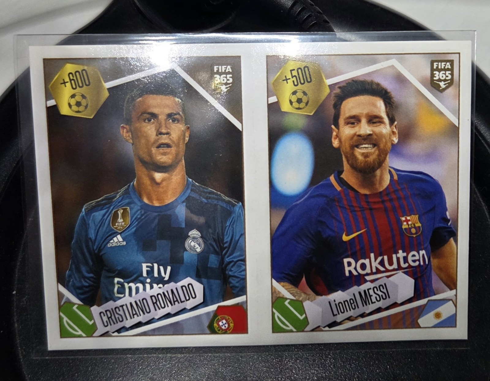 2017-18 Panini FIFA World Cup 365 Sticker Lionel Messi Cristiano Ronaldo 
