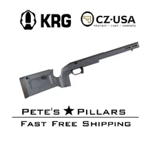 KRG Bravo Chassis Rimfire CZ 457 Chassis Stock Stealth Grey