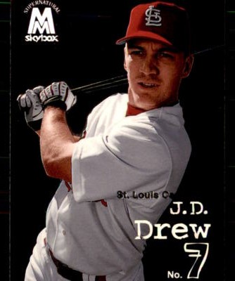 1999 SkyBox Molten Metal  #131 J.D. Drew St. Louis Cardinals