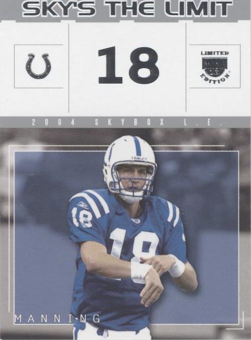 2004 Skybox L.E. Peyton Manning #2SL - 1 of 2