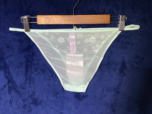 Savage X Fenty Puff Daisy String Bikini in Mint Green Women's Size XL NWT - Picture 3 of 7