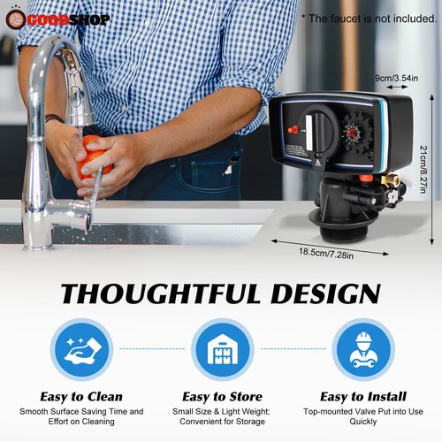 Válvula temporizador control automático Fleck 5600 12 días para filtro de agua suavizante resina - Imagen 3 de 9