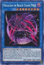 Yugioh Magician of Black Chaos Max Limited Prismatic Secret NM - Free Holo Card