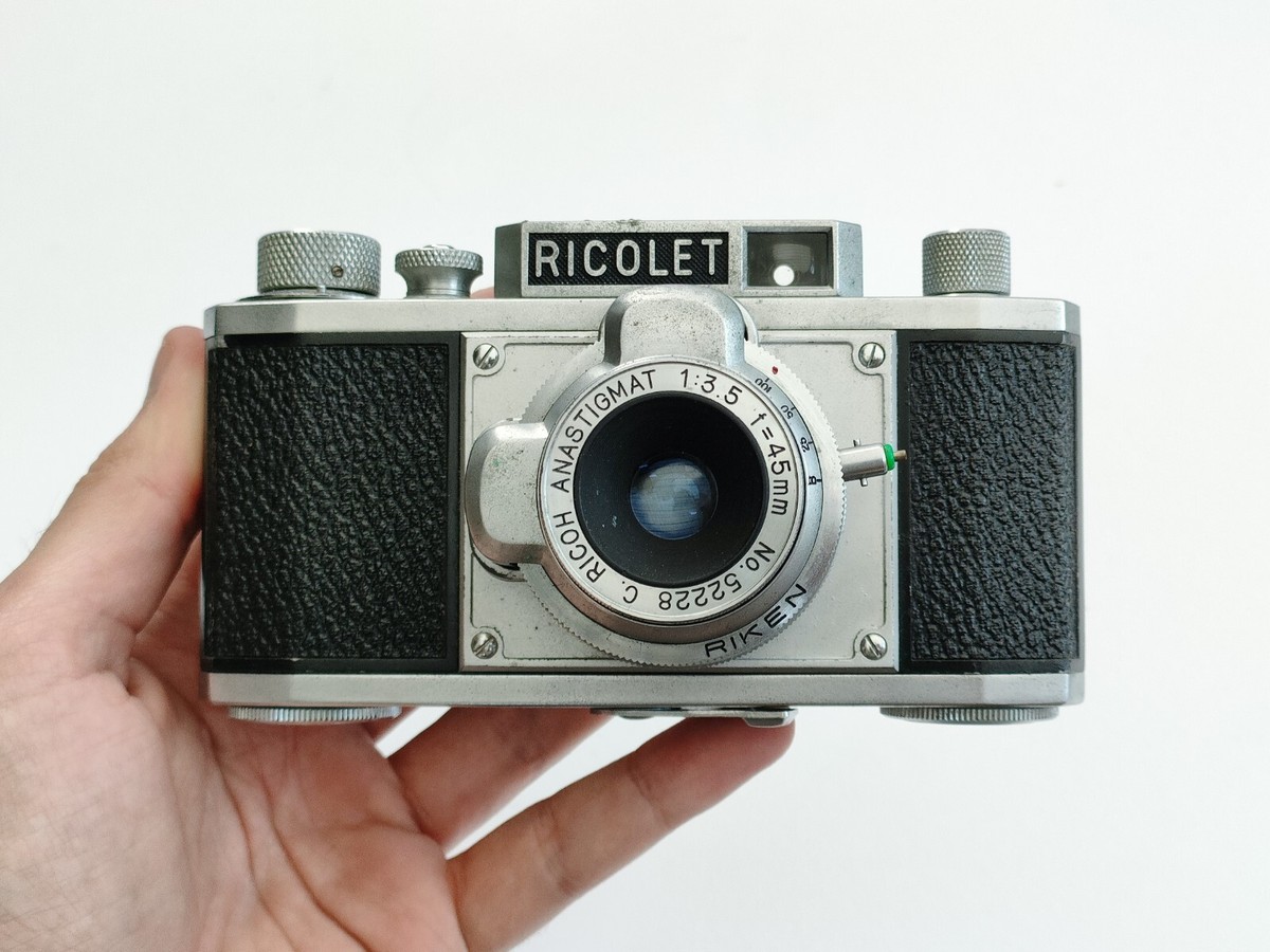 フィルムカメラ RIKEN RICOLET No.32788 RICOH RICOLET. 1954 - YouTube