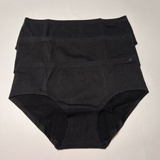 Victoria Secret Pink XL Panties Hipster Hiphugger Seamless Black Logo Lot of 3