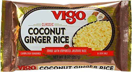 Vigo Authentic Coconut Ginger Rice Imported Jasmine Coconut Ginger 8 Ounce Pa... - Picture 1 of 4