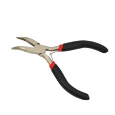 Hair extensions pliers with black handle for micro rings  beads.