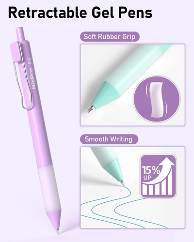 78 PCS Aesthetic School Supplies with Cute Pen Case, 12 Pastel Highlighters, 12 - Picture 8 of 12