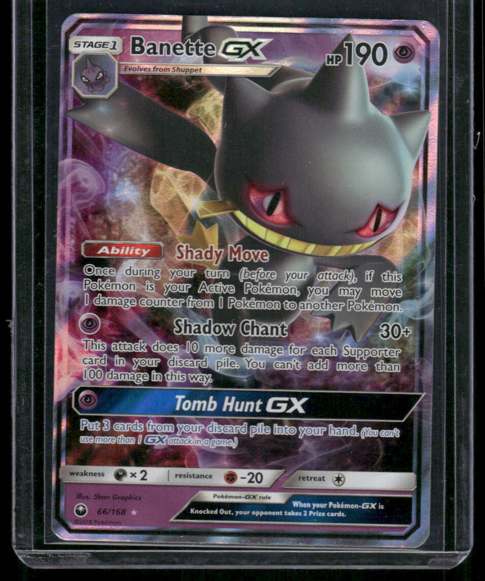 Banette GX 66/168 Celestial Storm LP Ultra Rare Pokemon Card