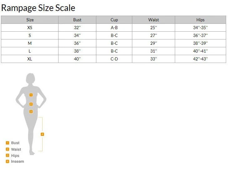 Traje de baño RAMPAGE Wild Touch Mesh Monokini de una pieza talla L Foto 4 de 4