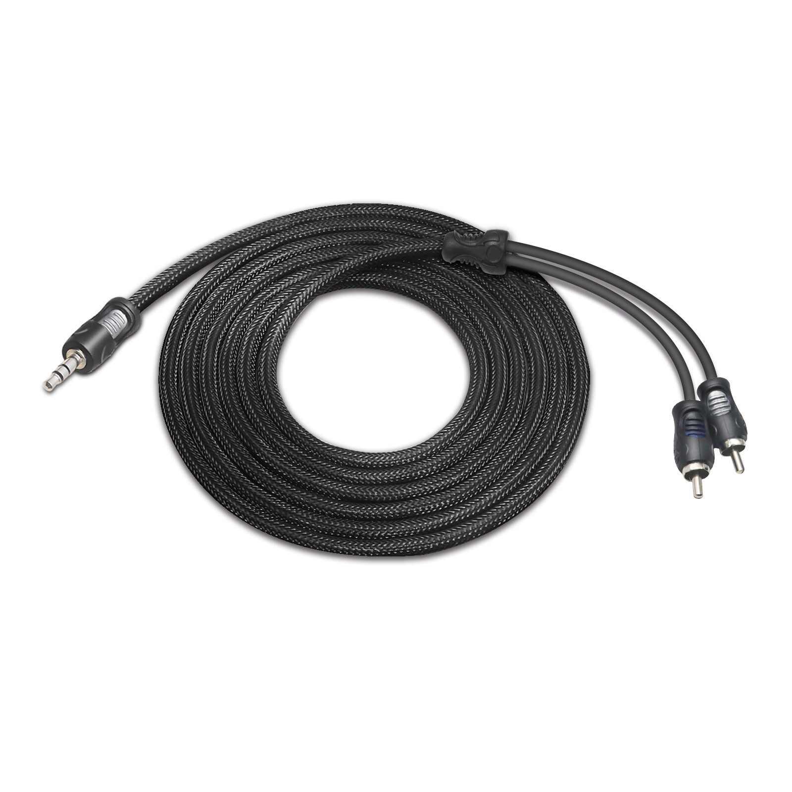 A2R10 Audiophile Grade 10ft 3.5mm Auxiliary to RCA Cable Triple-Shielded 2 Kits