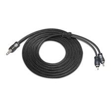 A2R10 Audiophile Grade 10ft 3.5mm Auxiliary to RCA Cable Triple-Shielded 2 Kits