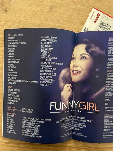 FUNNY GIRL The Musical Theatre Tour Programme THE KING’S DARIUS CAMPBELL NATASHA - Picture 2 of 2