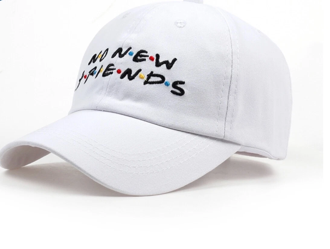No New Friends Hat- Adjustable snapback cap, Embroidered Hat, Baseball Cap