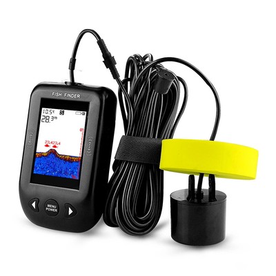 Portable Fish Finder Fishing Sonar Sounder Alarm Transducer Fishfinder Fishing