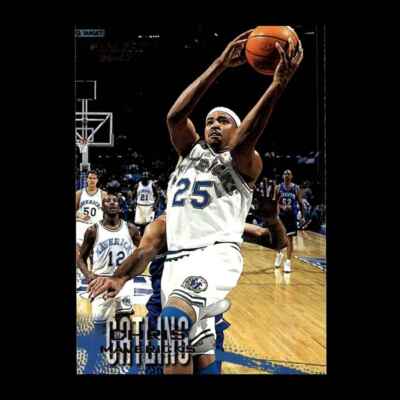 Chris Gatling 1997-98 Fleer Dallas Mavericks #171 R328E 3