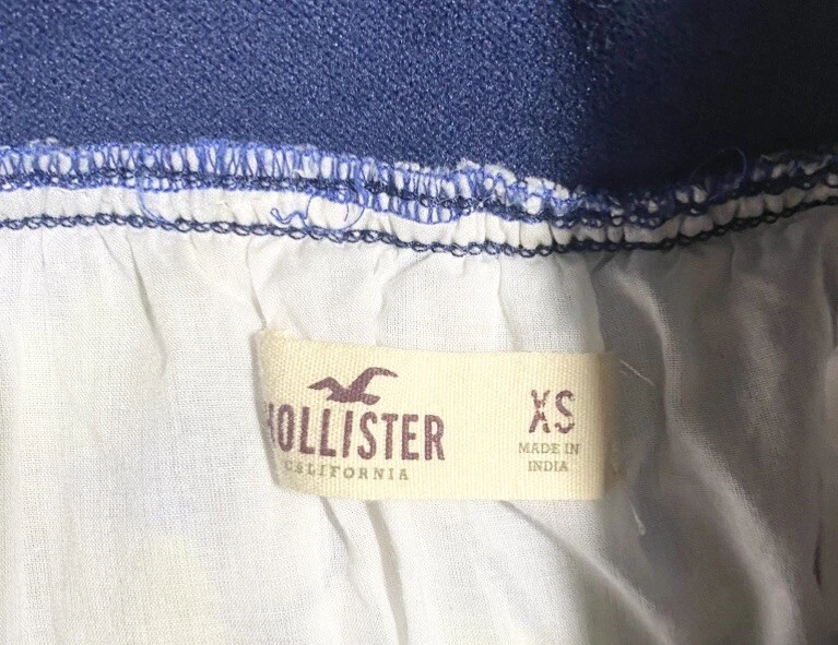 Hollister Juniors Stretch Floral Tropical Skirt Elastic Waist Sz XS Lined - Image 3 of 4