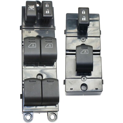 Window Switch Set For 2007-2012 Nissan Pathfinder Front Left Right 25411ZP80A