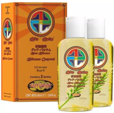 BON BALM (2 Bottles) aceite para dolores, balsam,artritis,balsamo 100% ORIGINAL