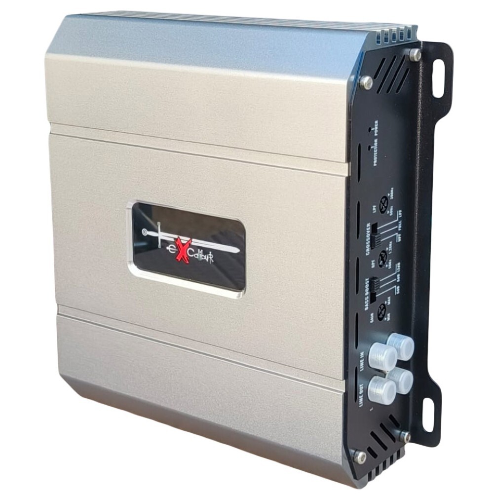 1 EXCALIBUR X275.2 amplificatore 2 ch 2 x 150 watt a 4 ohm sportelli cofano