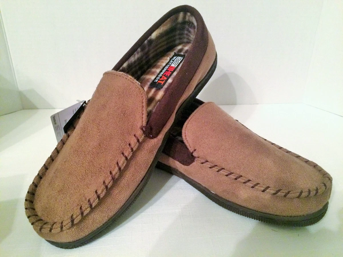 32 Degrees Heat Slippers Brown Weatherproof 3M Thinsulate Men s