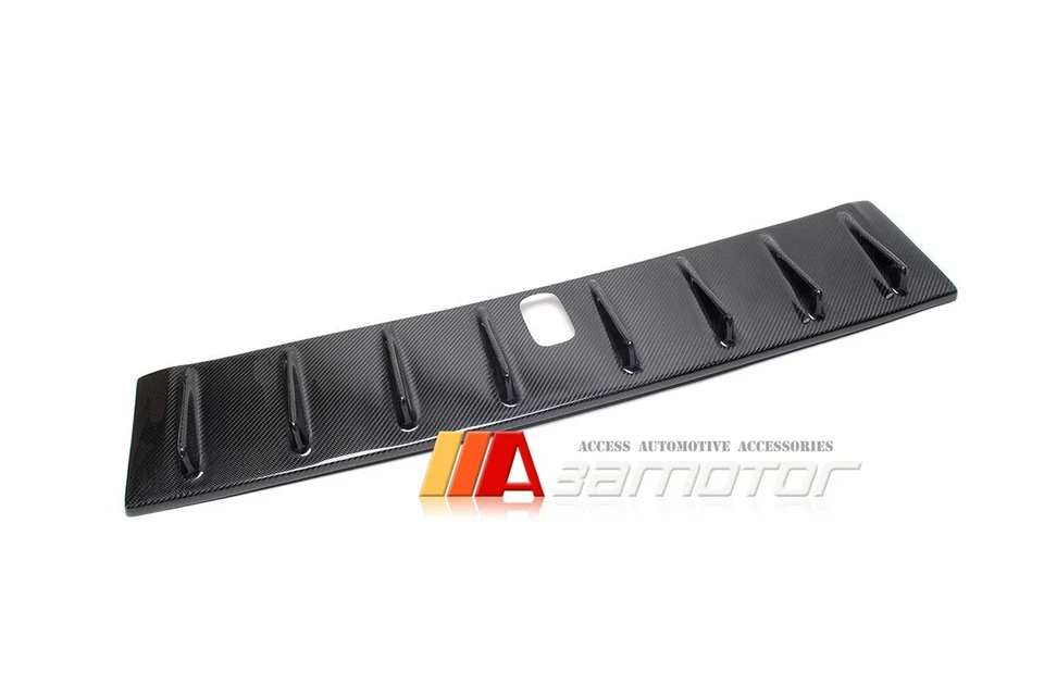 Shark Carbon Fiber Vortex Generator fit for Evolution X EVO 10 w/ GPS Base 9x5cm Foto 2 de 4