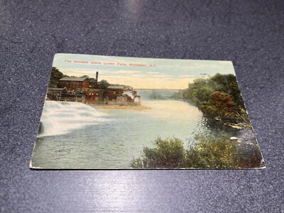 The Genesee Above Lower Falls Rochester New York Postcard￼