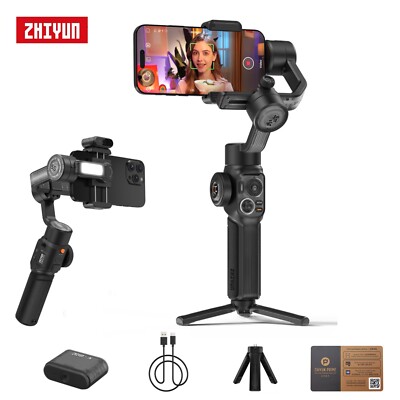 Zhiyun Smooth 5S AI Combo Gimbal Stabilizer with AI Tracking Phone Stabilizer