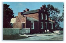 NAUVOO ILLINOIS Home of Brigham Young Latter Day Saints VTG Postcard Unposted A1