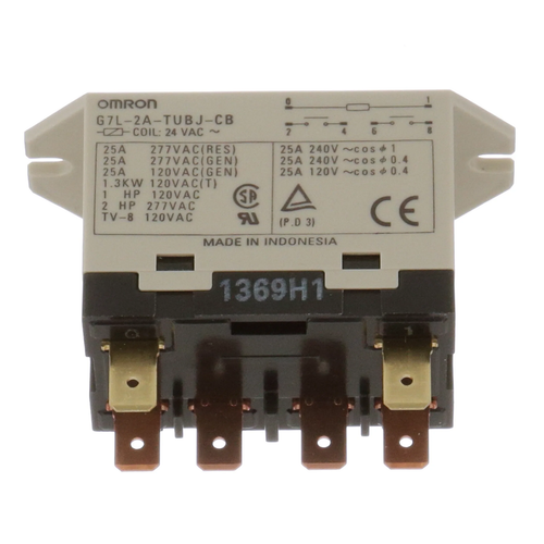 Omron G7L-2A-TUB-J-CB-AC24 General Purpose Well Pump Start Relay With Test Butto - Picture 2 of 7
