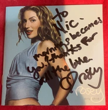 ROSEY ~ DIRTY CHILD   2002 US CD PERSONALIZED AUTOGRAPH  SIGNED ON  FRONT INSERT